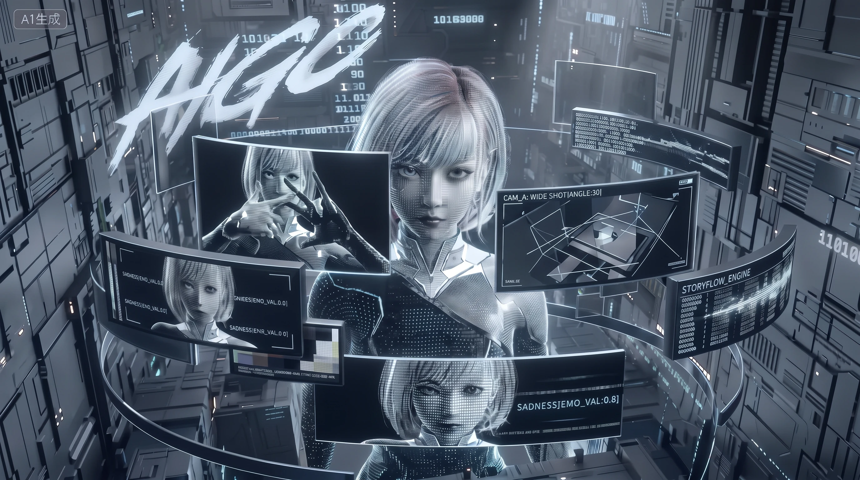 Live-action shorts and AI dramas cinematic control