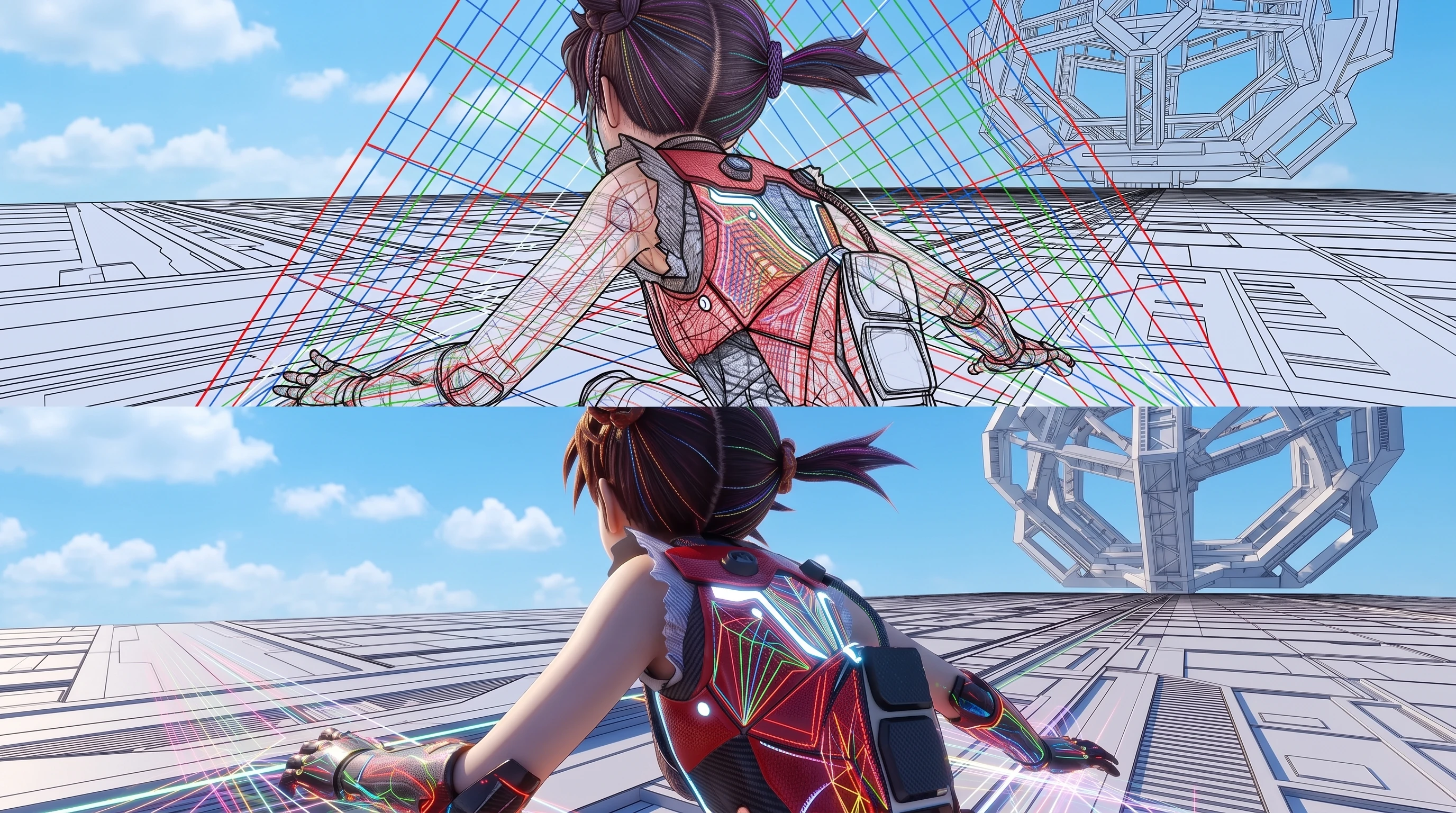 CG animation video enhancement