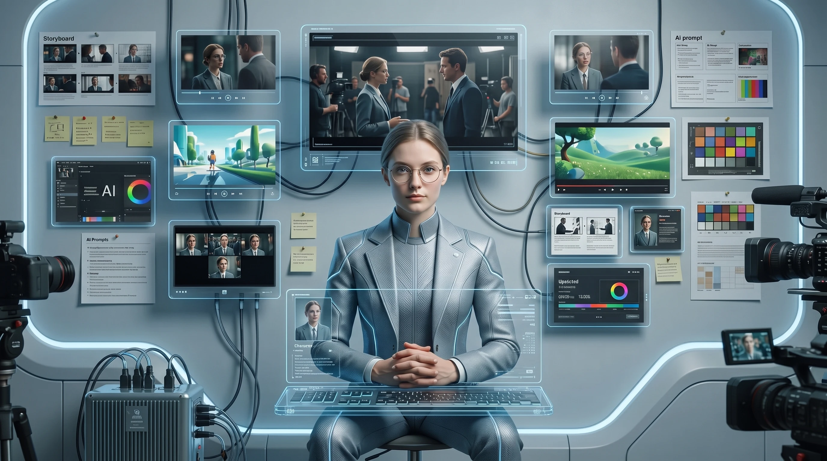 Live-action shorts and AI dramas video enhancement