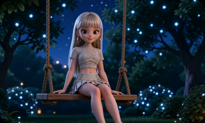 3D cartoon animation AI template preview