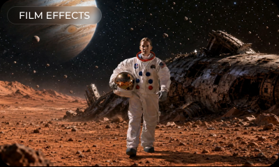 Green screen to real scene AI video template preview