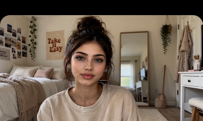 Skincare UGC AI video template preview