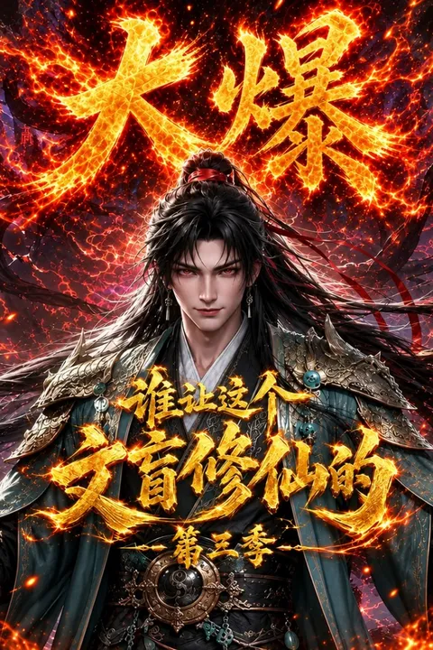 AI短剧《谁让这个文盲修仙的 第三季》案例