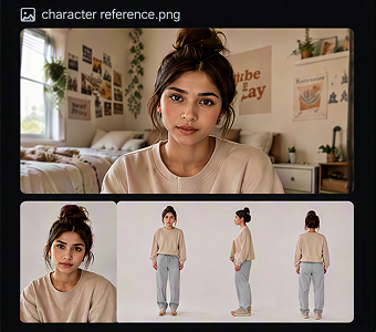 Presenter and brand assets for AI product videos
