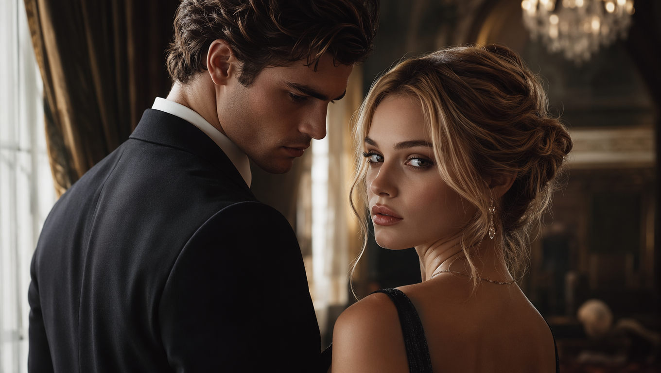 AI-generated cinematic couple scene from a text-to-video model