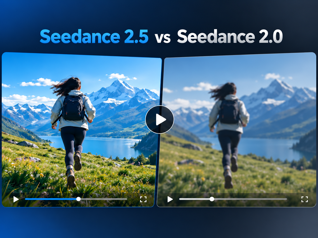 Seedance 2.5 vs Seedance 2.0 AI video model comparison
