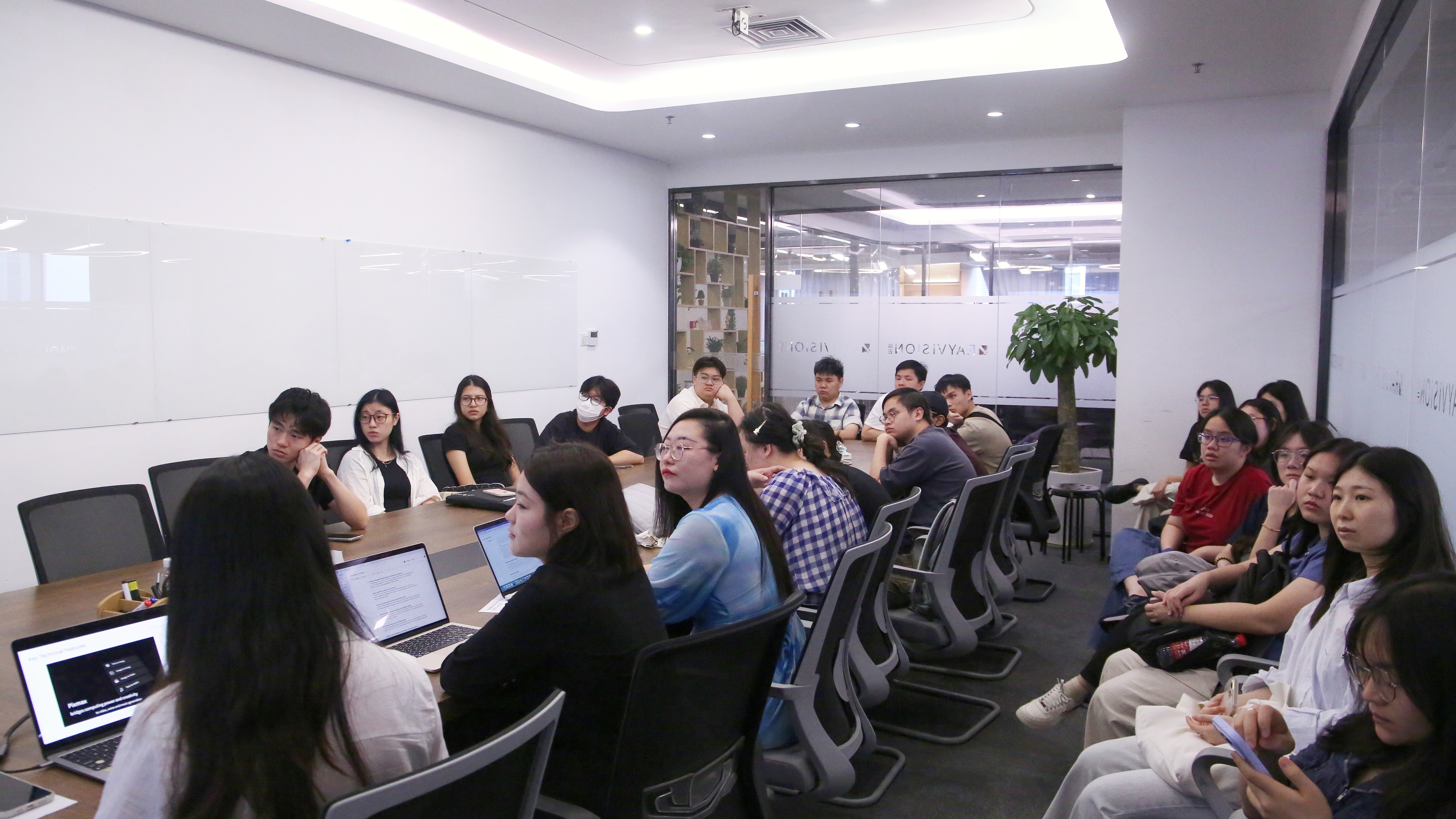SUTD students listening during a Pixmax AI creative production session