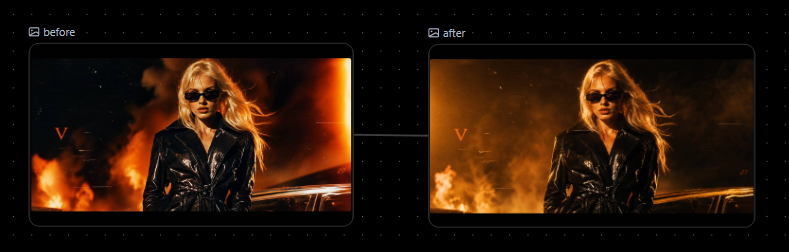 Pixmax Canvas image lighting controls for direction and intensity