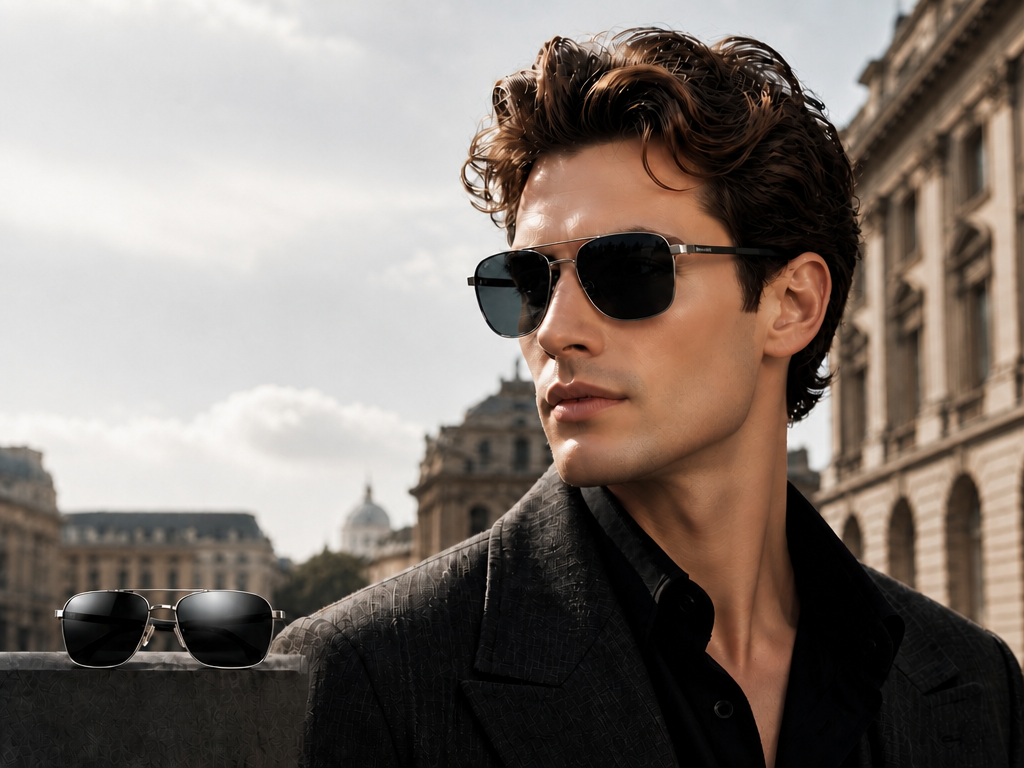 Sunglasses product video ad created with Pixmax