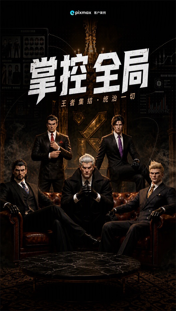 Pixmax 客户案例游戏创意画面