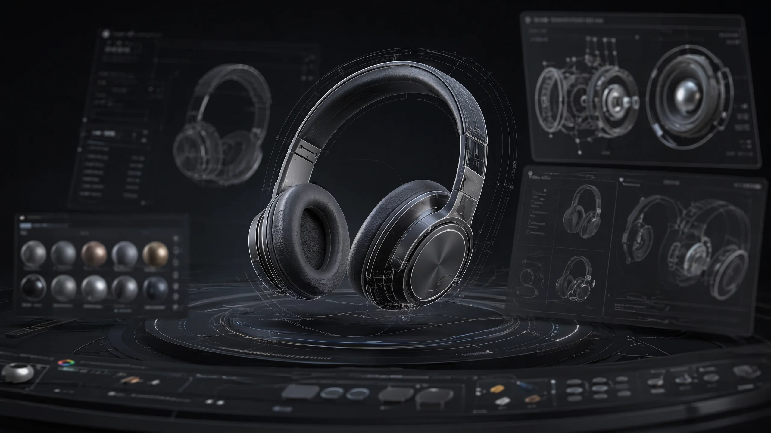 Product design 3D modeling workspace
