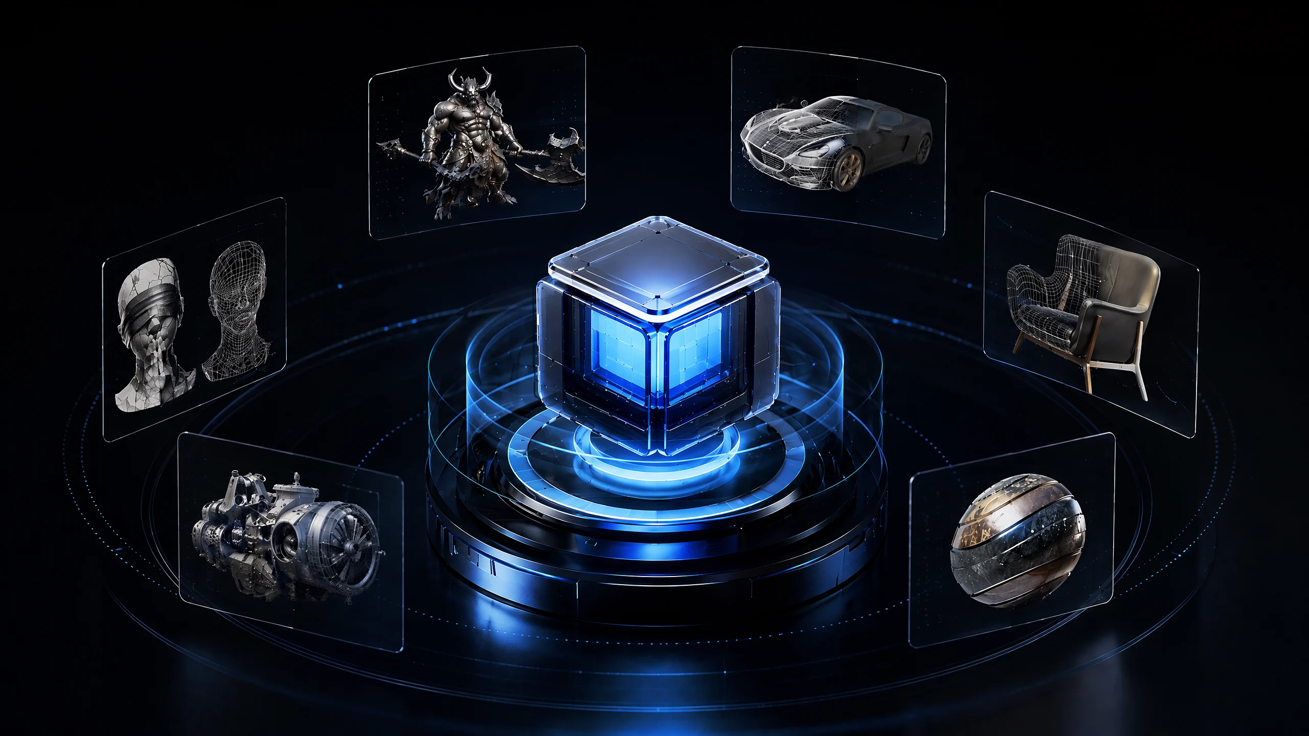 Hunyuan3D Pro 3.1 3D asset generation interface