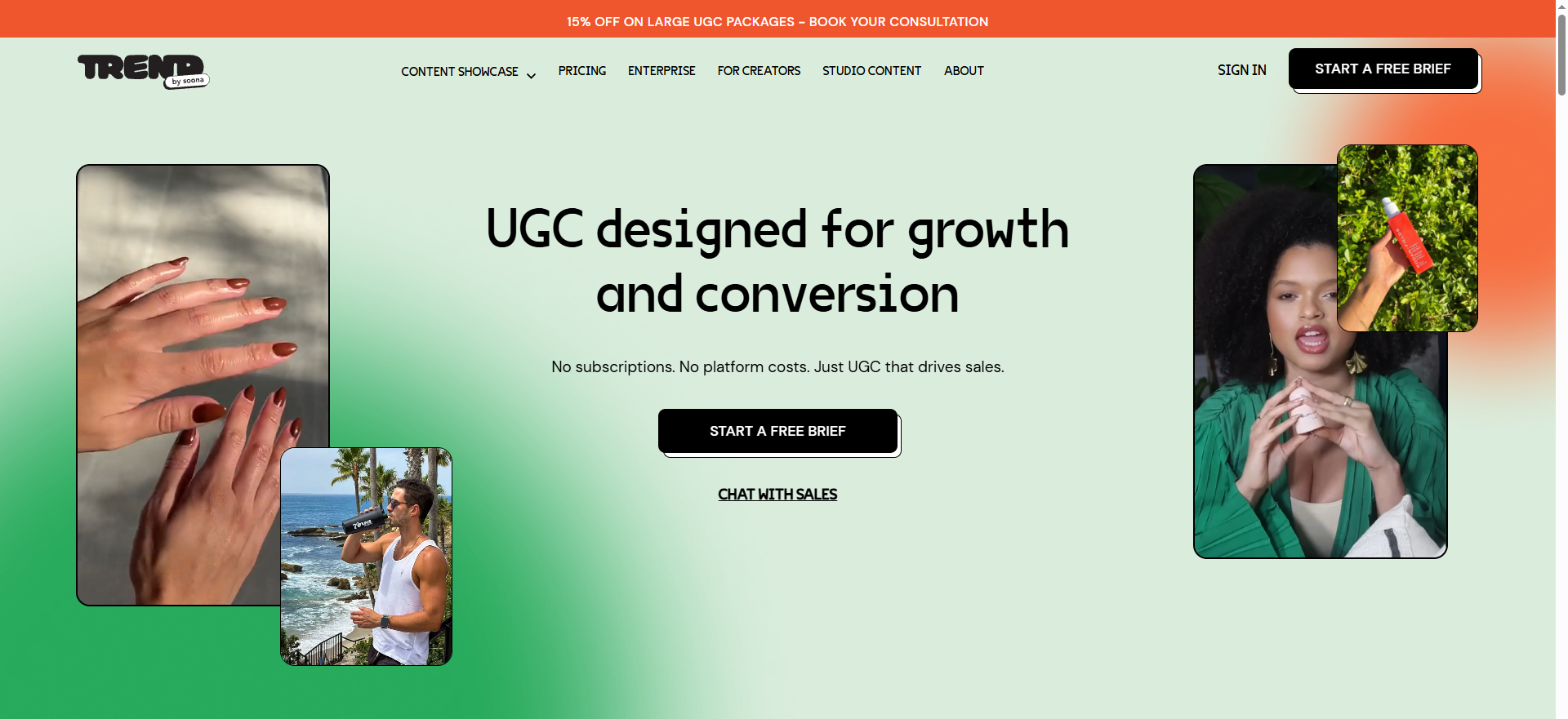 5. Trend.io — 제품 시드에 가장 적합 UGC 캠페인 이미지 4