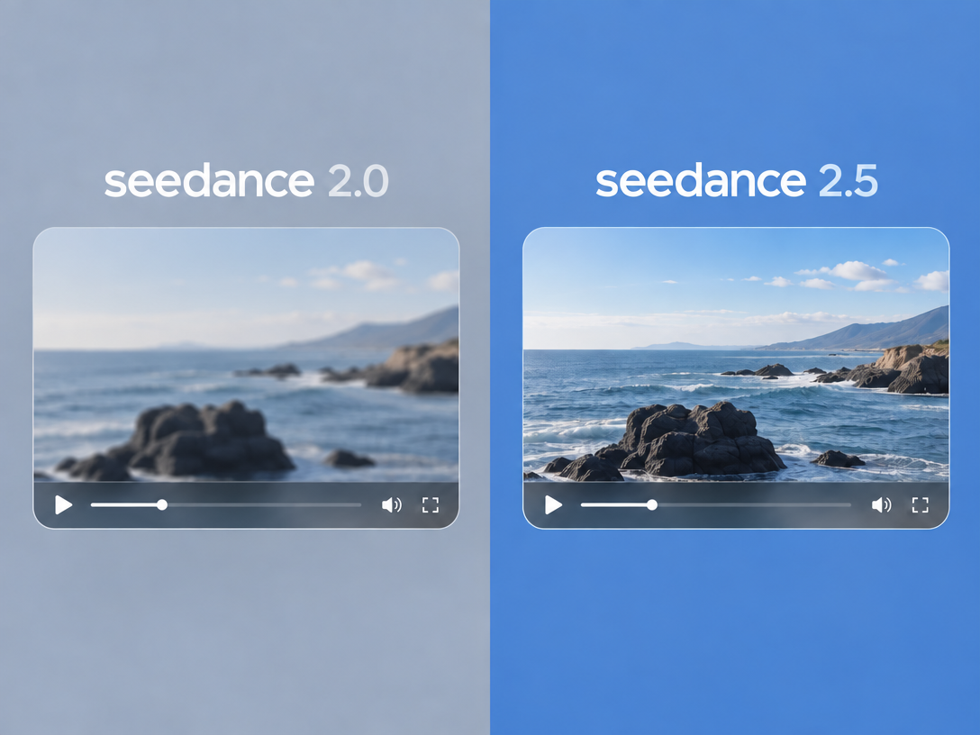 Seedance 2.5 대 Seedance 2.0: 어떤 AI 비디오 모델을 사용해야 합니까?