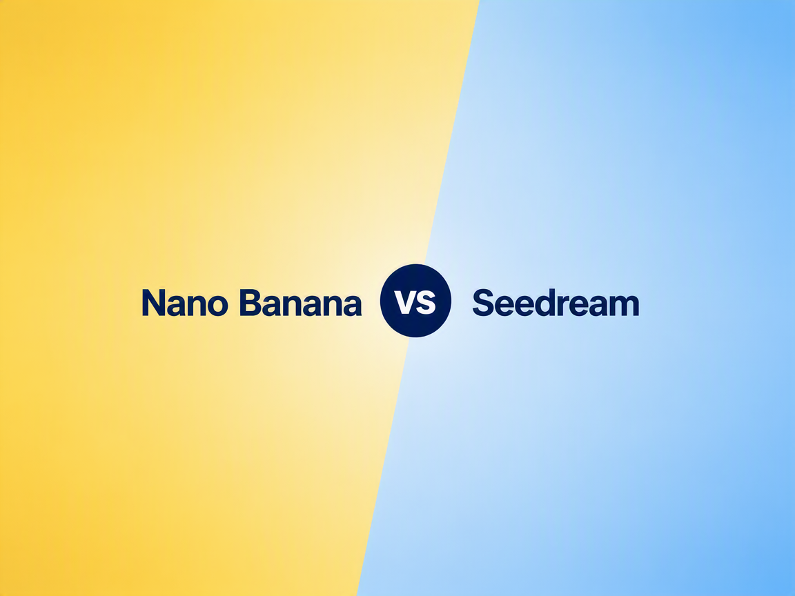 Nano Banana versus Seedream AI image model comparison