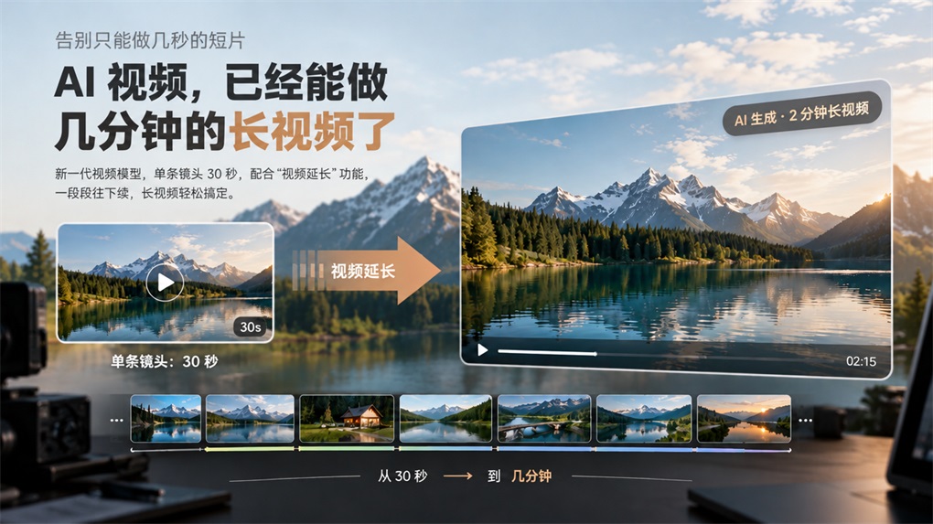 生成长视频的AI软件与方法