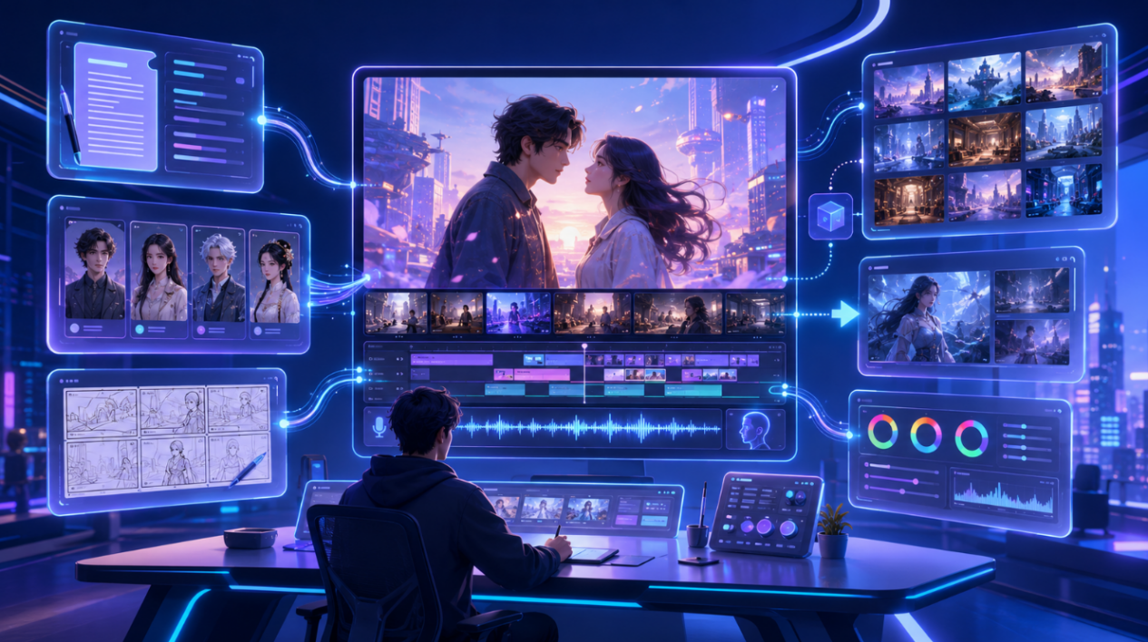 AI短剧怎么做?用Pixmax从剧本到成片完整操作流程