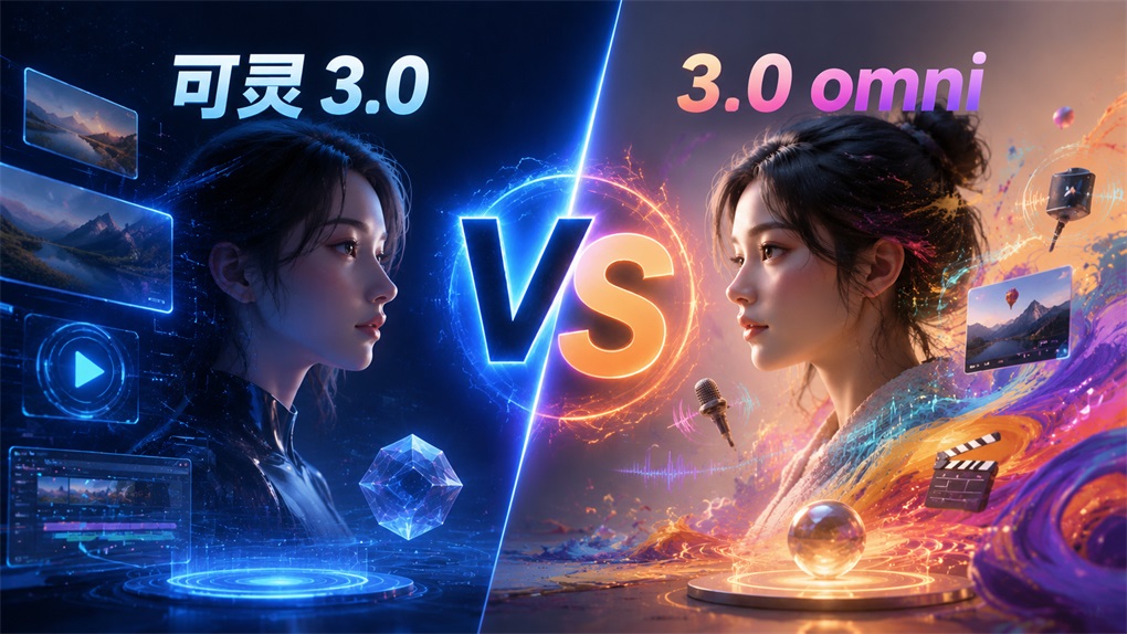 可灵 v3 和可灵 v3 omni 区别，AI视频创作该怎么选择？