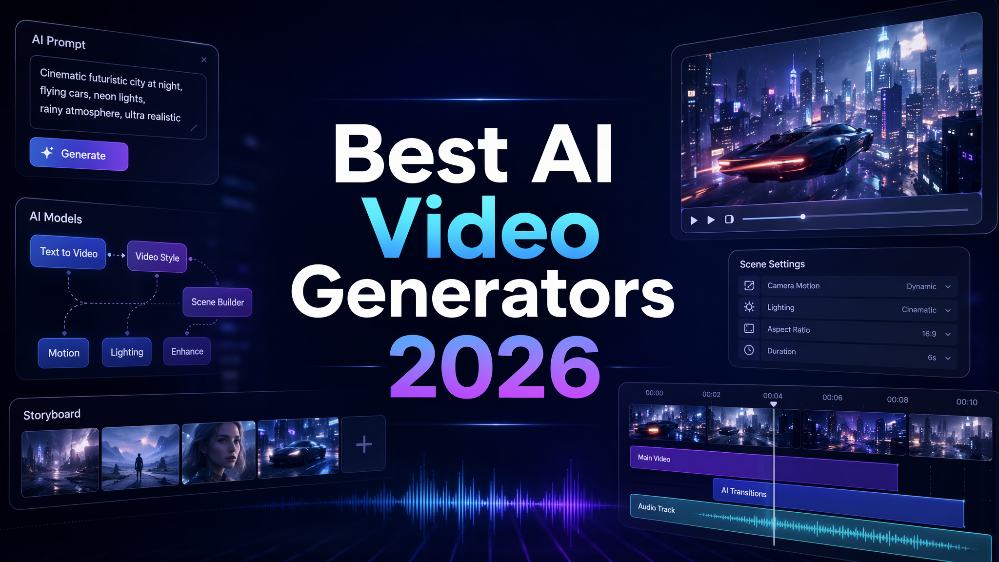 Best AI Video Generators for Text-to-Video Creation in 2026