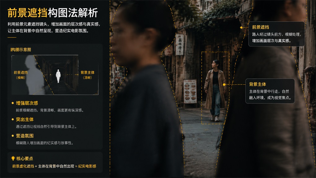 前景构图:增加层次和旁观感