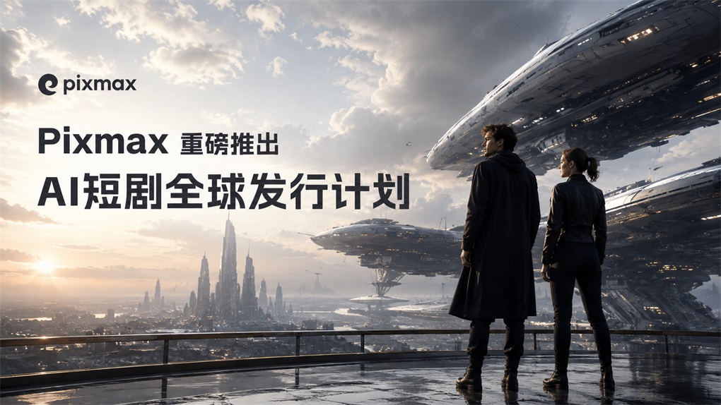 Pixmax 重磅推出 AI短剧全球发行计划宣传封面