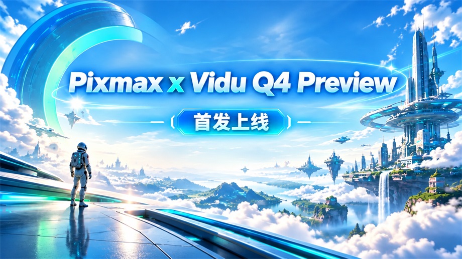 Vidu Q4 Preview首发登陆Pixmax，轻松解锁电影级视觉效果