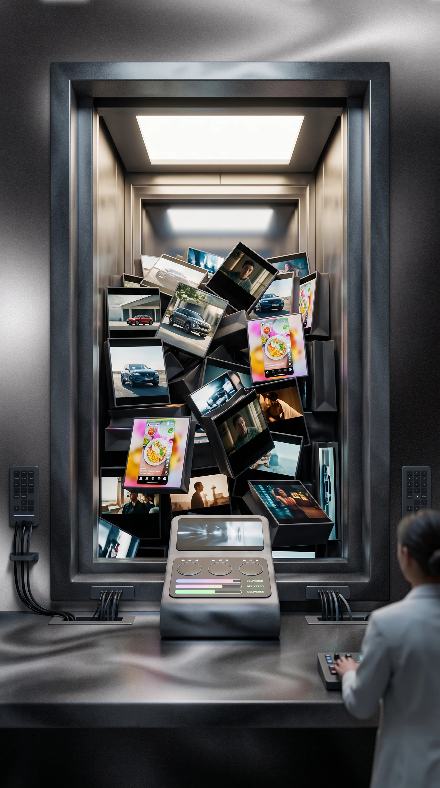 Brand marketing video project workspace