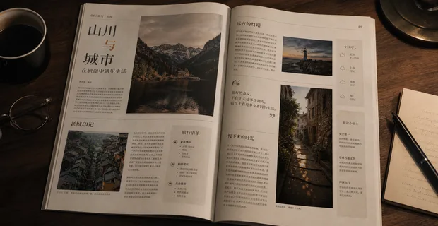 报纸与杂志版面