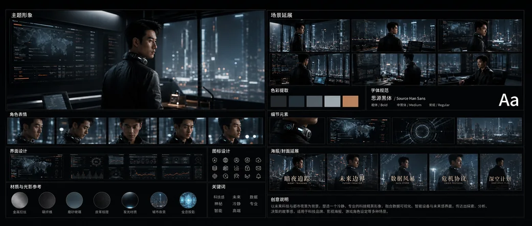 生成后的视觉内容