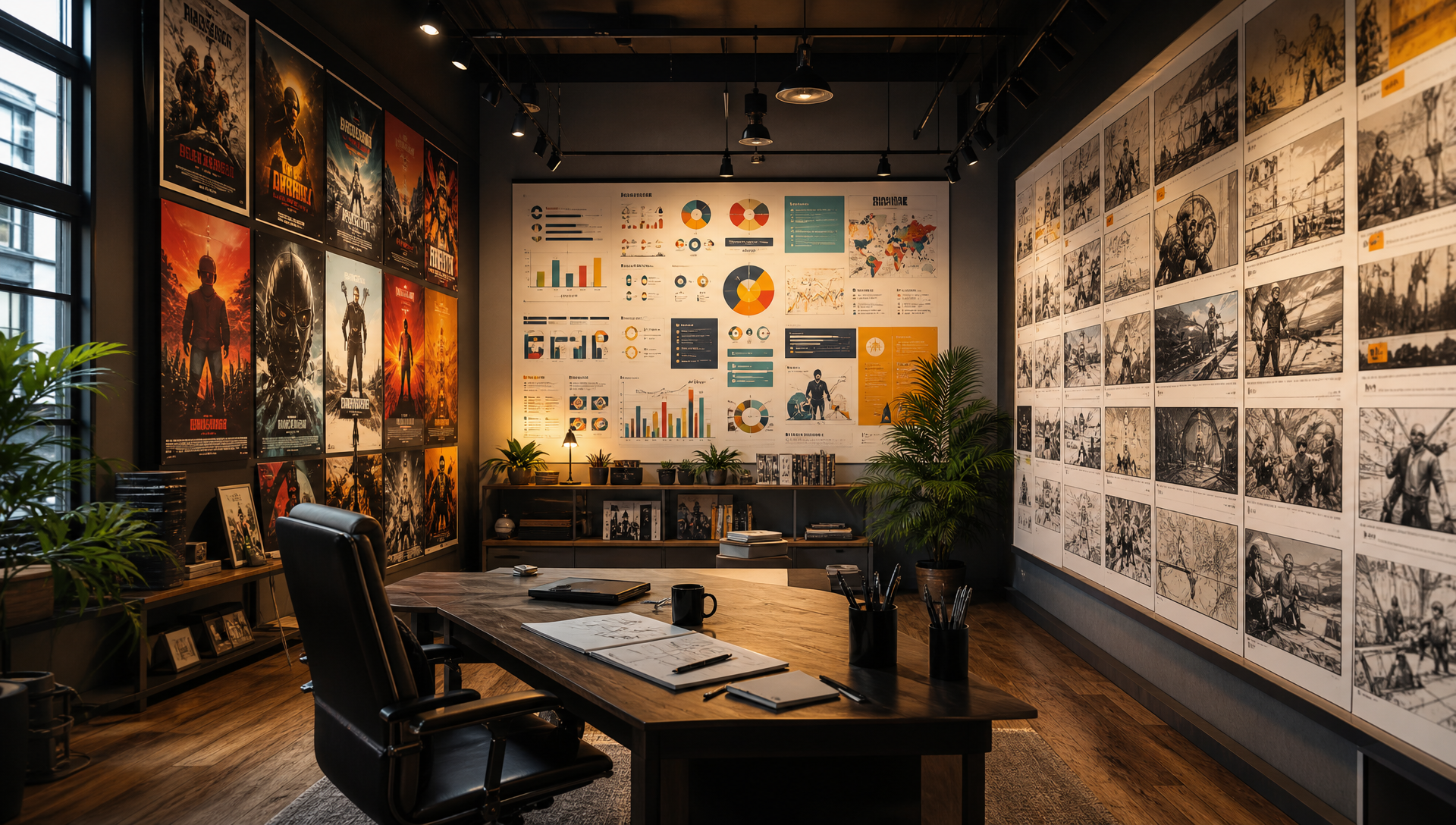 Qwen-Image-3.0 generated interior design poster and infographic wall
