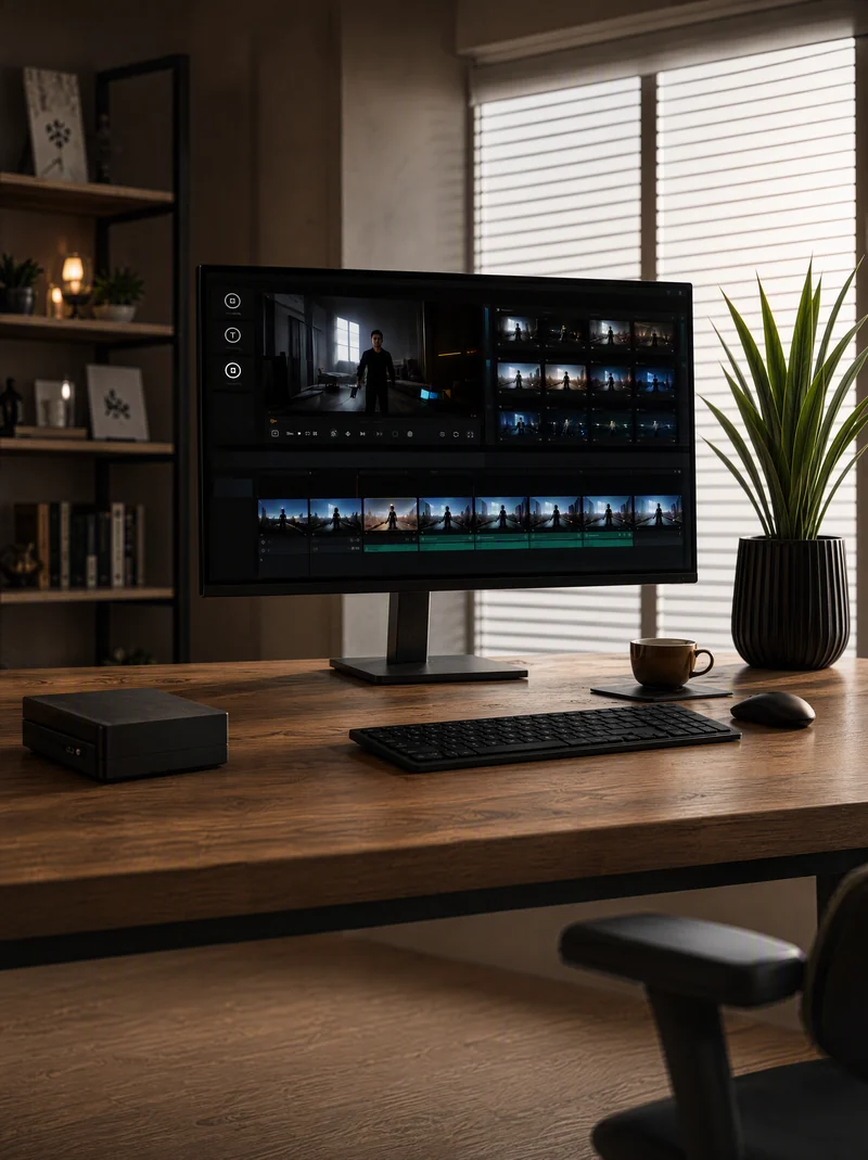 Video editor using multimodal references