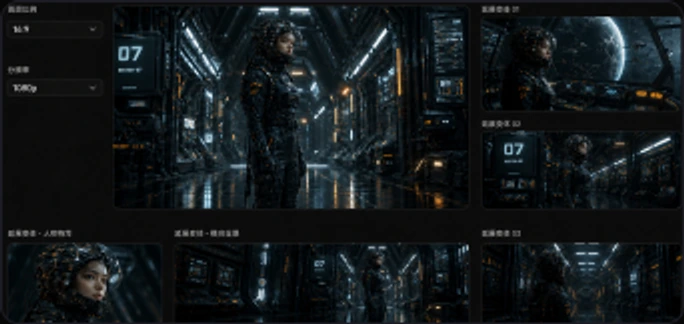 生成结果与细化操作界面