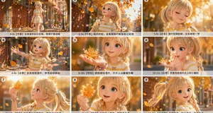预览分镜与视频效果