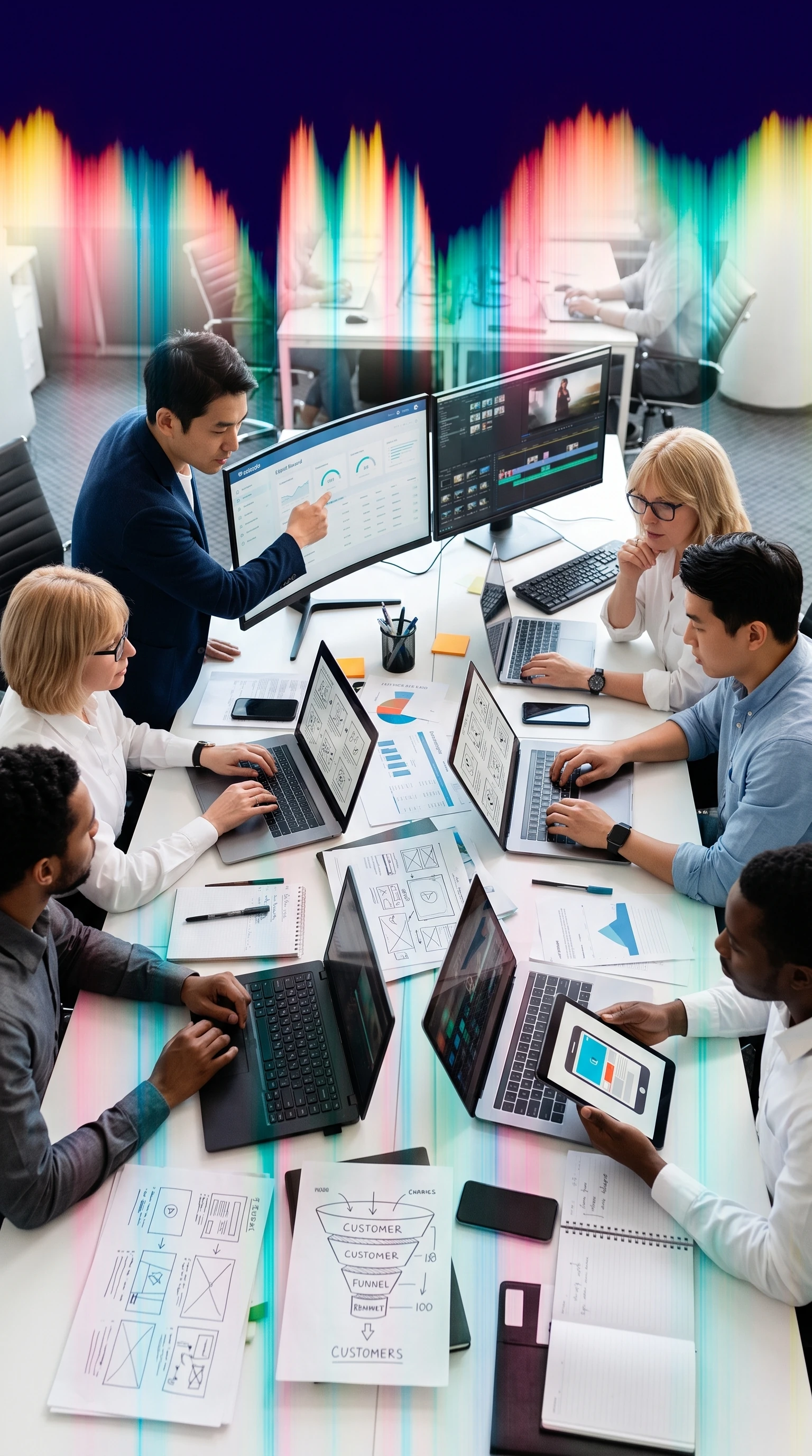 E-commerce advertising team collaboration