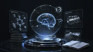 Educational narration holographic learning display