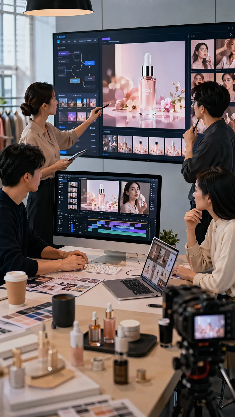 电商广告与品牌营销团队场景示例