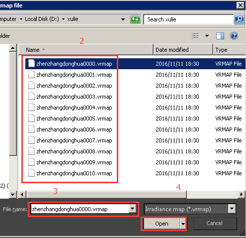 Animation（rendering）文件丢失