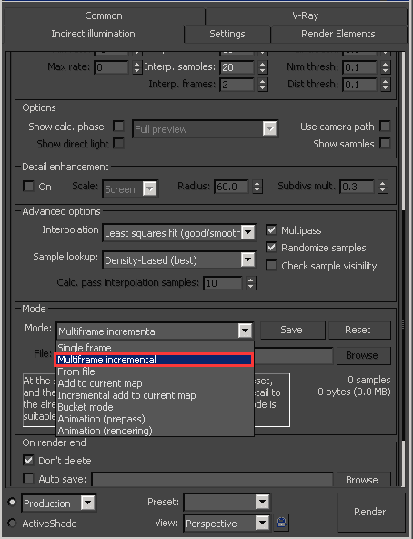 Multiframe incremental警告