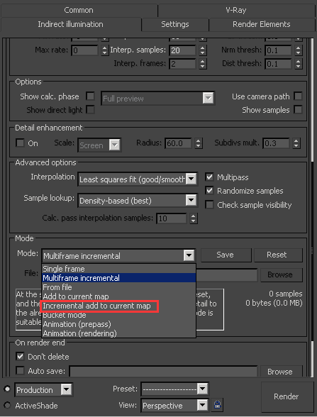 Multiframe incremental警告