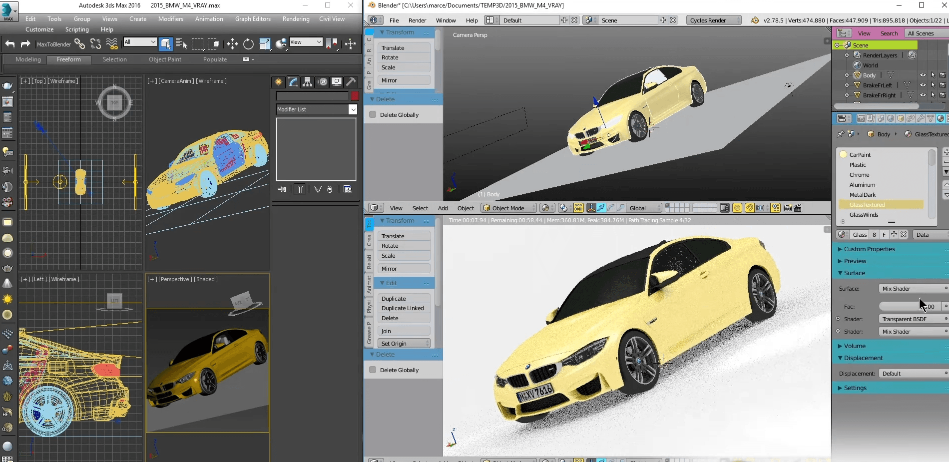 3dmax模型怎么导入blender