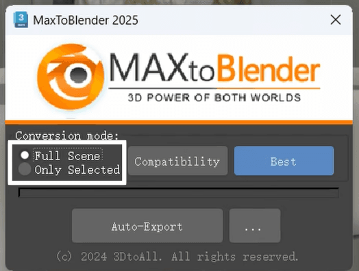 3dmax模型导出blender