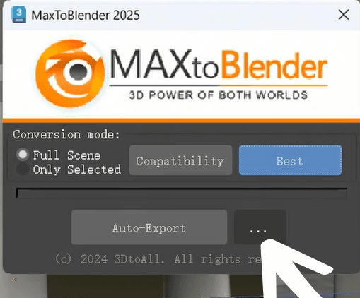 3dmax模型导出blender