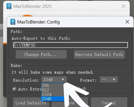 3dmax模型导出blender