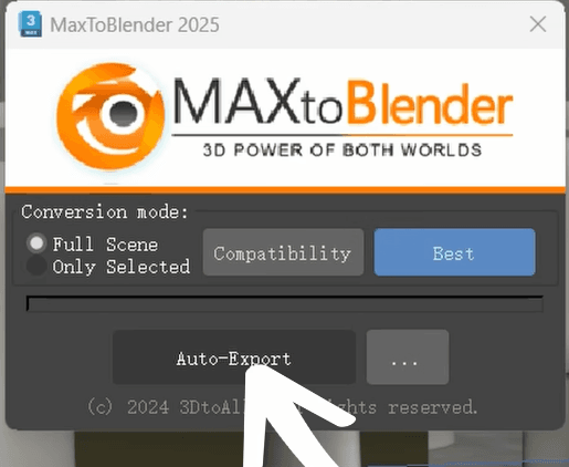 3dmax模型导出blender