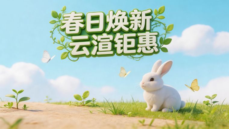 瑞云渲图春季充值活动火热开启中！