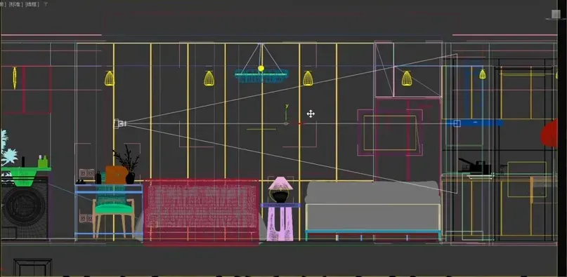 3dmax全景图相机设置
