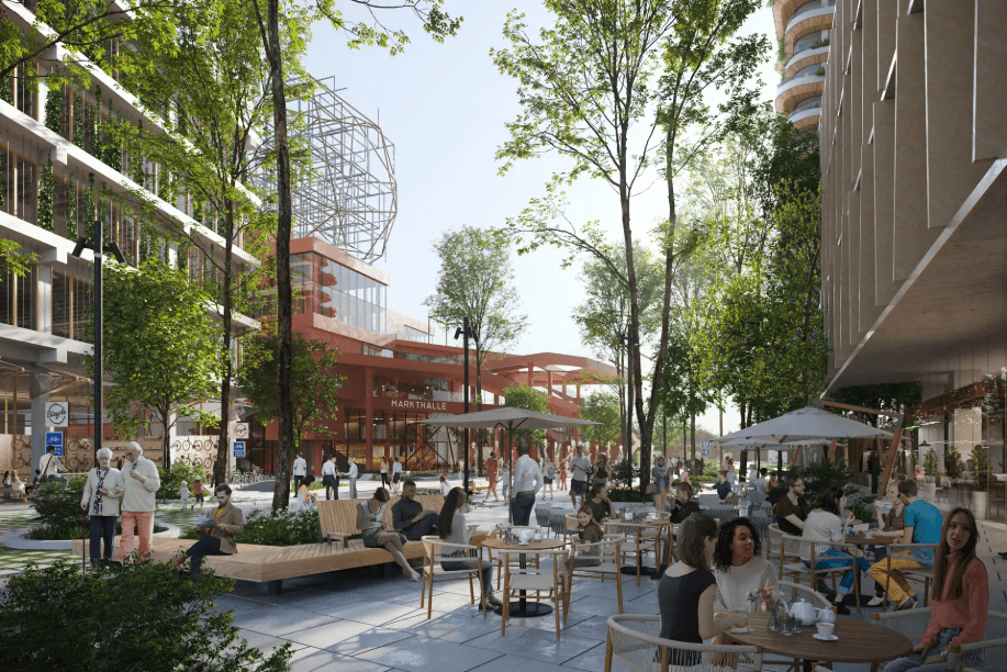 城市规划渲染效果图