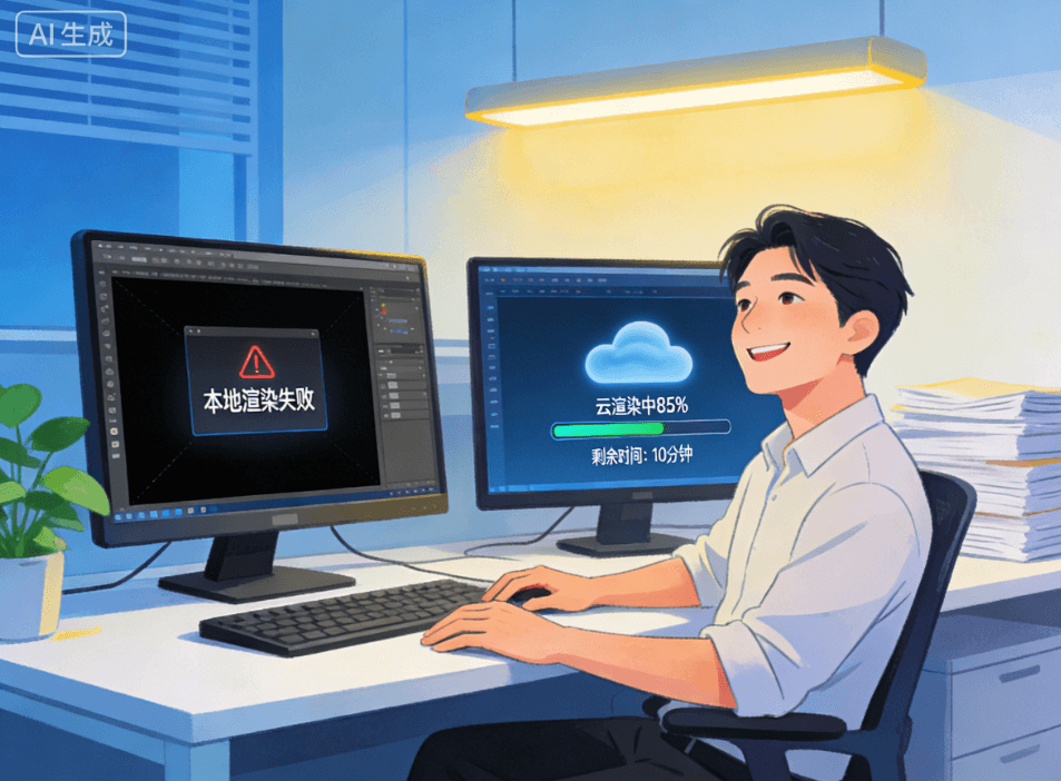 效果图云渲染难不难