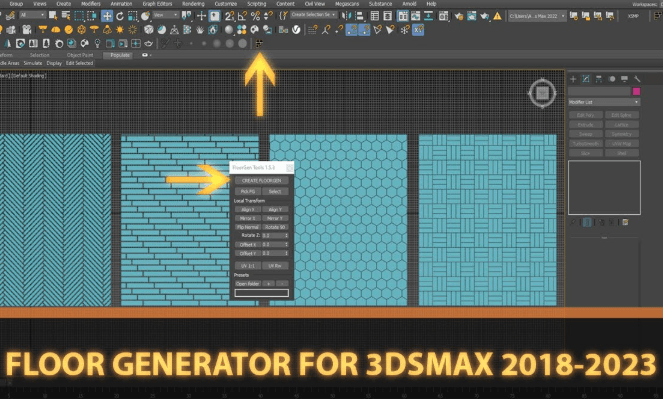 3ds max插件FloorGenerator