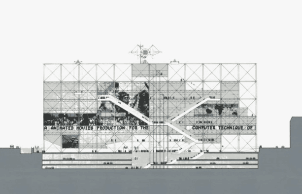 蓬皮杜中心的图像